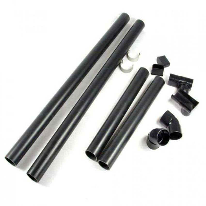 Regenfallrohre Fur Ein Gewachshaus Mit Halbrunde Dachrinne