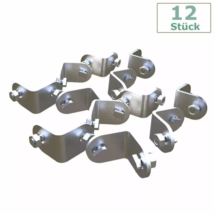 12 St. Aufhängewinkel Aluminium ECO