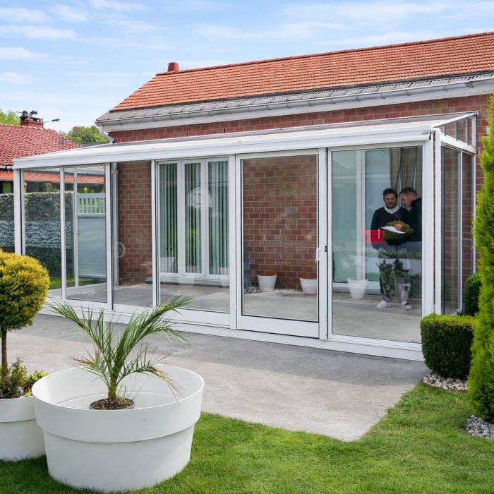 Anlehngewächshaus Euroserre Veranda 233 TROPIC