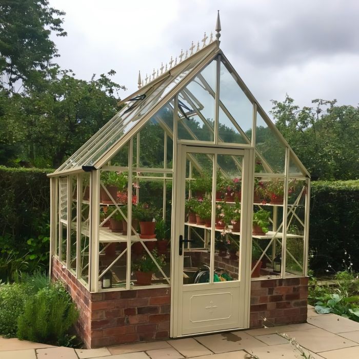 Gewächshaus Robinsons Rushmoor 264 cm Ivory *Lagermodell*