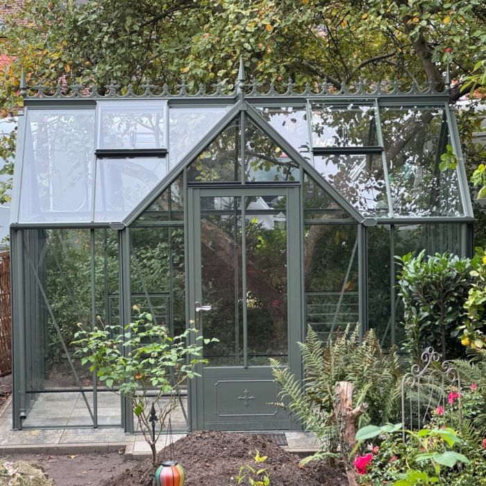 Gewächshaus Robinsons Raynham - Old Cottage Green - Länge 387 cm