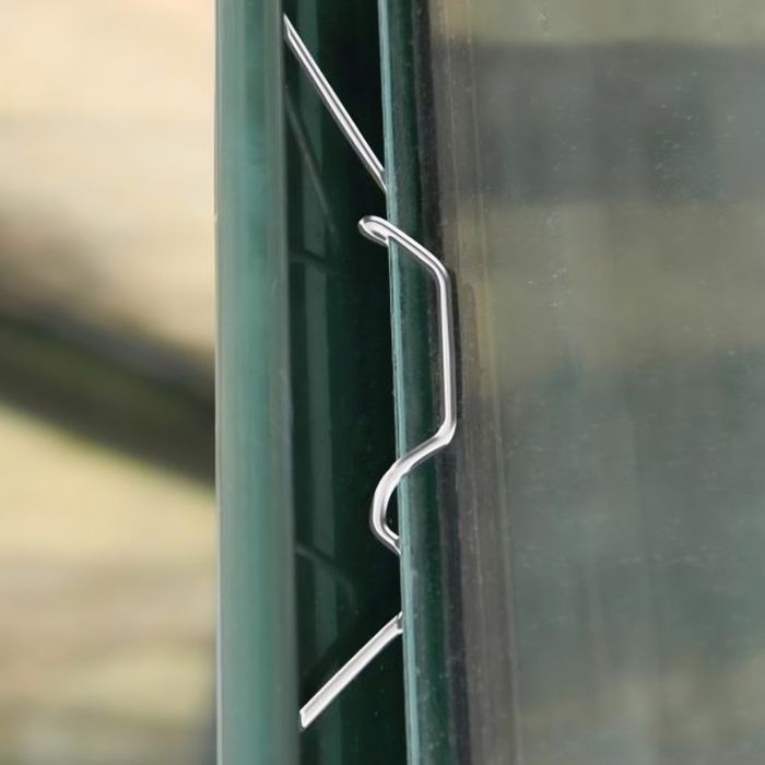 25 St. Glasfedern Gewächshaus