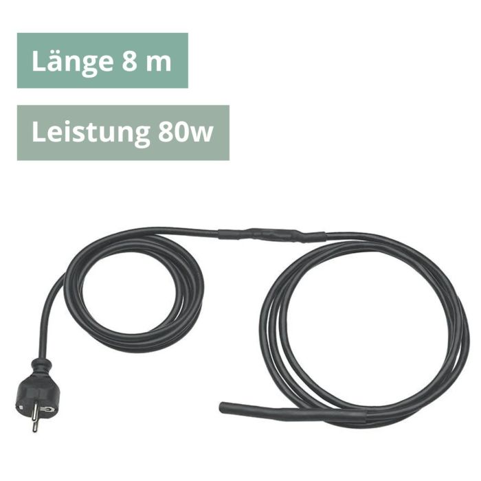 PFLANZEN-HEIZKABEL 10W/M – SELBSTLIMITIEREND - 8M