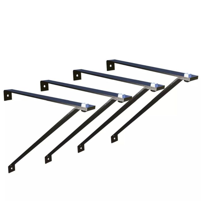 Regalträger XL Anthrazit 4 St.