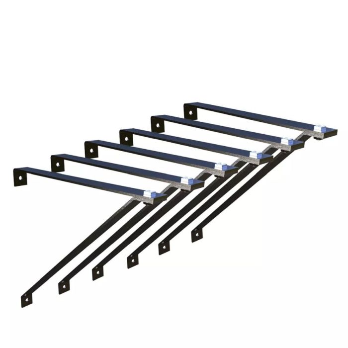 Regalträger XL Anthrazit 6 St.