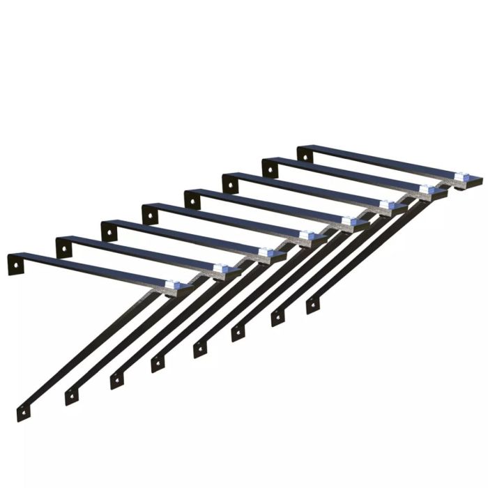 Regalträger XL Anthrazit 8 St.