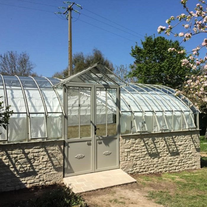 Gewächshaus LAMS Amboise für Mauersockel