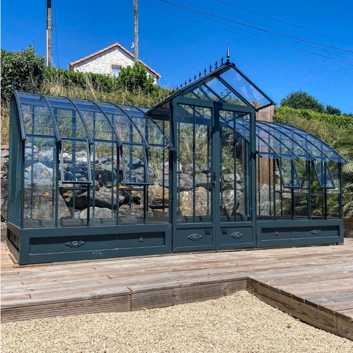 Gewächshaus LAMS Mirabeau mit Aluminiumsockel