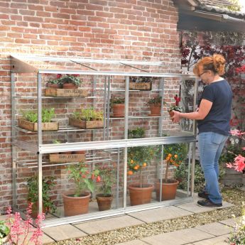 Anlehngewächshaus Growhouse L