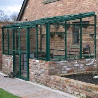 Anlehngewächshaus Robinsons Lean-To Six Dwarf Wall