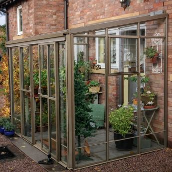 Anlehngewächshaus Robinsons Lean-To Six
