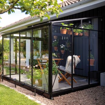 Anlehngewächshaus Euroserre Maxi 233