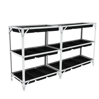 2 x Anzuchtregal G1 mit 9 Pflanzschalen