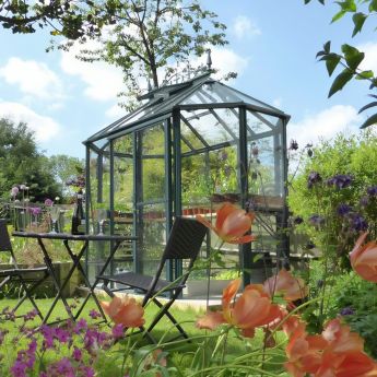 Gewächshaus Robinsons Renaissance - Old Cottage Green - Länge 293 cm