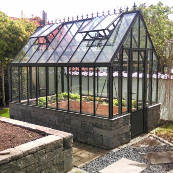 Gewächshaus Euroserre Rustiq 236 on Wall