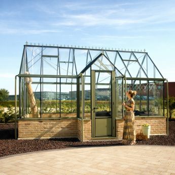 Gewächshaus Euroserre Victoria 309 on Wall mit Kapelle klein