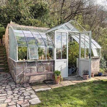 Gewächshaus LAMS Montesquieu für Mauersockel