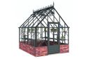 Gewächshaus Robinsons Rushmoor 325 cm Antrazit *Lagermodell*