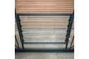 Lamellenfenster 61 cm | Moosgrau