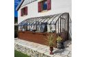 Anlehngewächshaus LAMS Chambord mit Aluminiumsockel