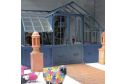 Gewächshaus LAMS Montesquieu mit Aluminiumsockel