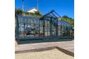 Gewächshaus LAMS Mirabeau mit Aluminiumsockel