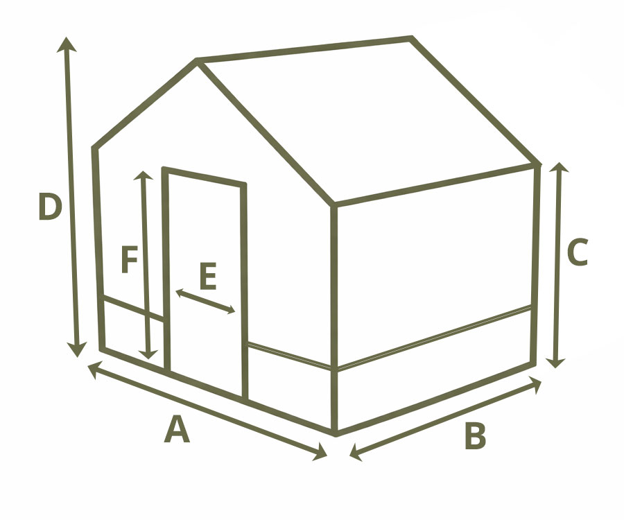 Abmessungen Gewächshaus Royale Dwarfwall